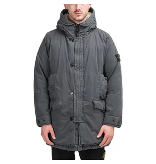 Stone Island Fili Resinata Down Jacket (Anthrazit)