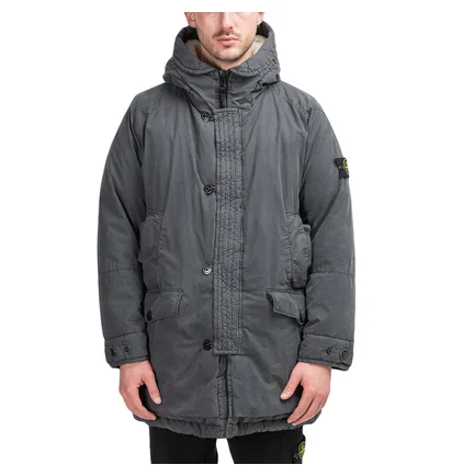 Stone Island Fili Resinata Down Jacket (Anthrazit)