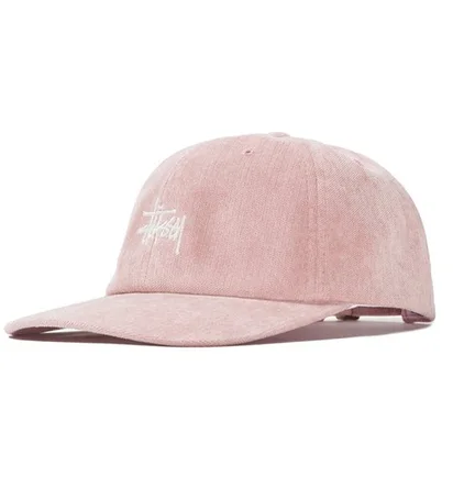 Stüssy No Wale Cord Low Pro Cap (Pink)