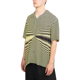 Stüssy Psychedelic Check Shirt (Schwarz/Gelb)