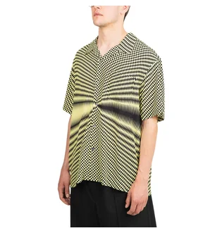 Stüssy Psychedelic Check Shirt (Schwarz/Gelb)