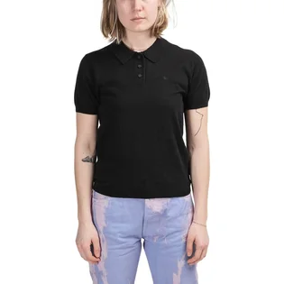 Stüssy WMNS Crown Polo Sweater (Schwarz)