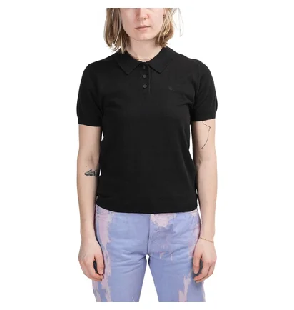 Stüssy WMNS Crown Polo Sweater (Schwarz)