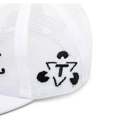 The Trilogy Tapes TTT Pain All-Over Mesh Trucker 6-Panel (Weiss)