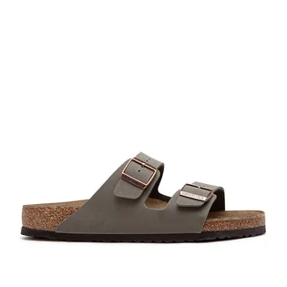 Birkenstock Arizona Birko-Flor Nubuck Regular (Grau)