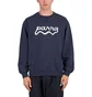 by Parra Water Wave Logo Crew Neck Sweatshirt (Navy)