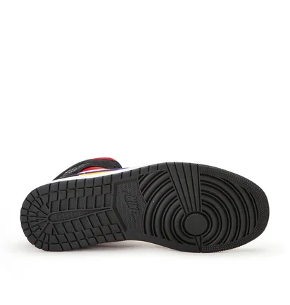 Air Jordan 1 Mid SE (Schwarz / Multi)