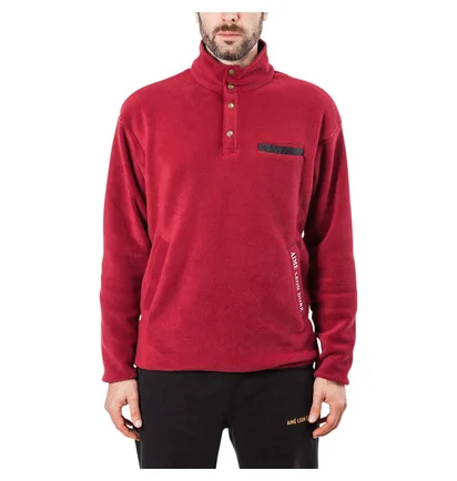 Aimé Leon Dore Polar Fleece Pullover (Burgundy)