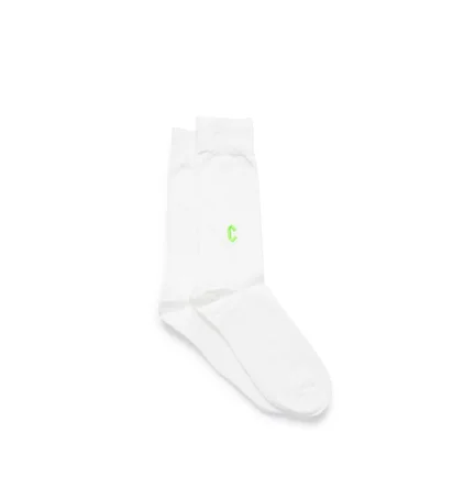 Chrystie NYC Casual C Logo Socks (Weiß)
