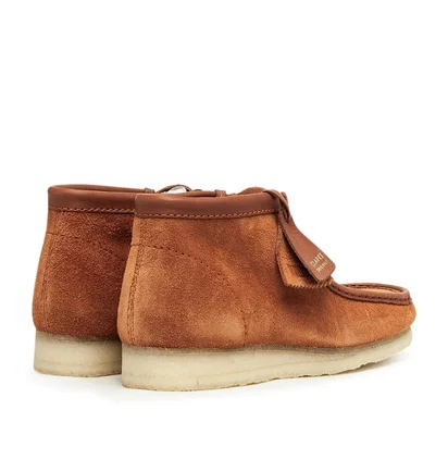 Clarks Originals Wallabee Boot Tan Hairy Suede (Braun)