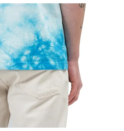 Aries Temple Tie Dye T-Shirt (Blau / Weiß)