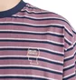 Brain Dead 94 Striped T-Shirt (Rose / Multi)