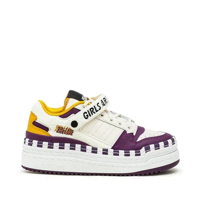 adidas W Triple Platforum Low 'Girls are Awsome' (Weiß / Gelb / Lila)