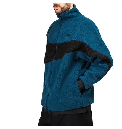 Nike NSW Reversible Swoosh Fullzip (Blau / Schwarz)