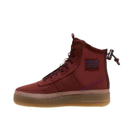 Nike WMNS Air Force 1 Shell (Bordeaux / Braun)
