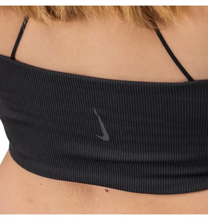 Nike WMNS Yoga Luxe Strappy Cami Top (Schwarz)