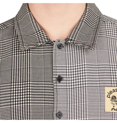 Pleasures Chase Plaid Button Down Shirt (Multi)