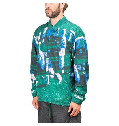 Pleasures Questions Coaches Jacket (Grün)