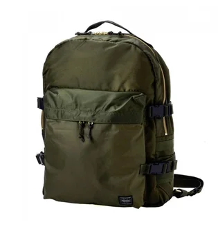 Porter by Yoshida Day Pack Force Series (Olive)