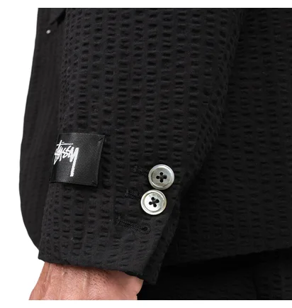Stüssy Seersucker Sport Coat (Schwarz)