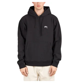 Stüssy Stock Logo Hoodie (Schwarz)