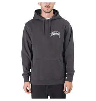 Stüssy Stock Pig. Dyed Hoodie (Dunkelgrau)