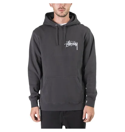 Stüssy Stock Pig. Dyed Hoodie (Dunkelgrau)
