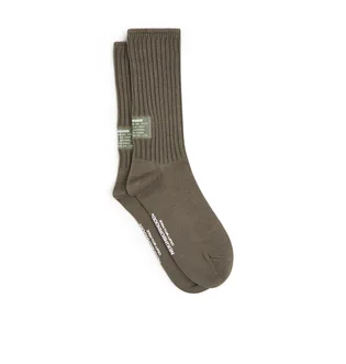 Neighborhood Rib Socks (Oliv)