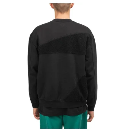 Brain Dead Sunflower Paneled Crewneck (Schwarz)