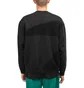Brain Dead Sunflower Paneled Crewneck (Schwarz)