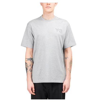 adidas Y-3 Classic Chest Logo T-Shirt (Grau)