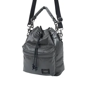 Porter by Yoshida Small Balloon Sac Bag (Grau)