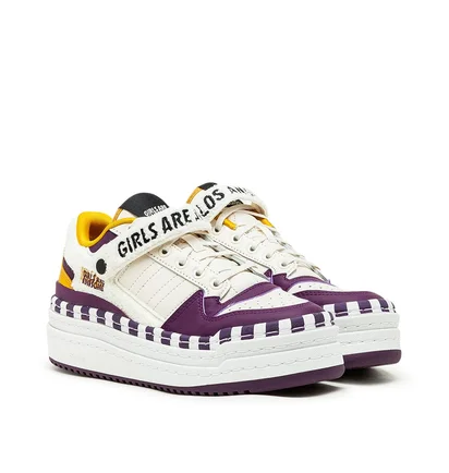adidas W Triple Platforum Low 'Girls are Awsome' (Weiß / Gelb / Lila)