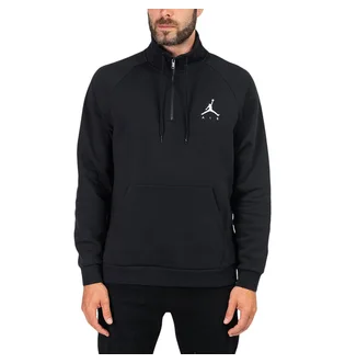 Nike Air Jordan Jumpman Half Zip Fleece Top (Schwarz)