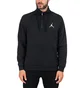 Nike Air Jordan Jumpman Half Zip Fleece Top (Schwarz)