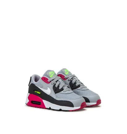 Nike Air Max 90 Essential (PS) (Grau / Pink)