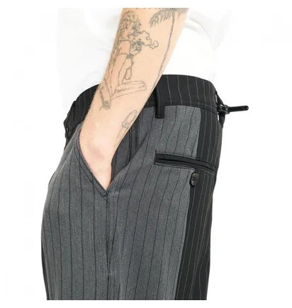 Pleasures Shock Stripe Pants (Schwarz / Grau)