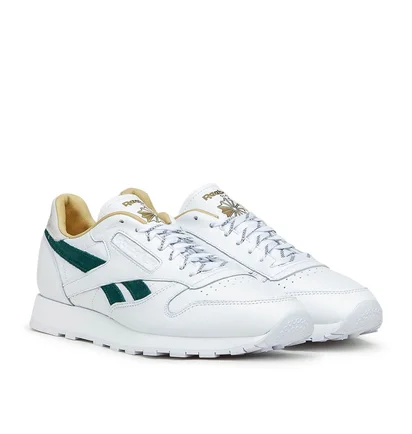 Reebok Classic Leather (Weiß / Grün / Gold)
