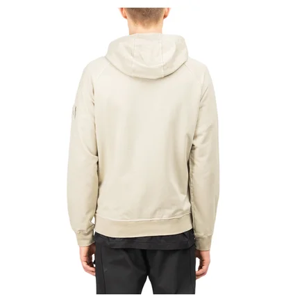 Stone Island Ghost Piece Cotton Stretch Fleece Hoodie (Beige)