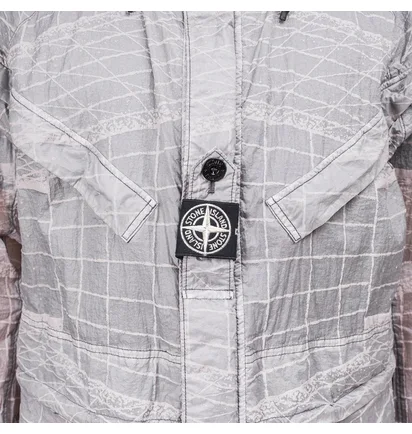 Stone Island Reflective Grid On Lamy-TC Jacket (Grau)