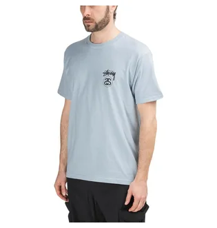 Stüssy Stock Link Tee (Graublau)