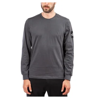 The North Face M LS Fine 2 Tee (Grau)