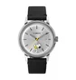 Timex Archive Marlin Automatic x Peanuts Snoopy and Woodstock 40mm Leather Strap (Silber / Schwarz)