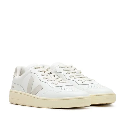 Veja V-90 O.T. Leather (Grau / Weiß)