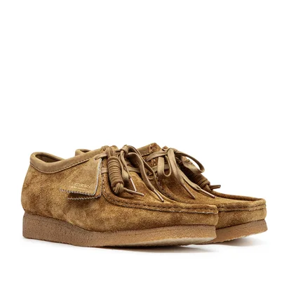 Clarks Wallabee Hairy Suede (Hellbraun)