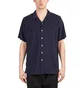 Edmmond Studios Terry Short Sleeve Shirt (Navy)