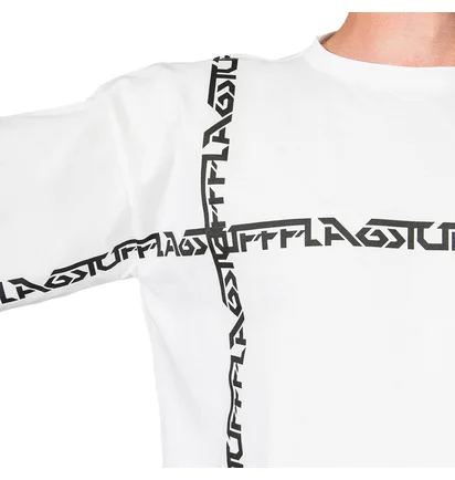 Flagstuff 'Big Line' L/S Tee (Weiß)