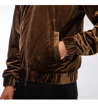 Han Kjobenhavn Track Top Velvet (Cognac)