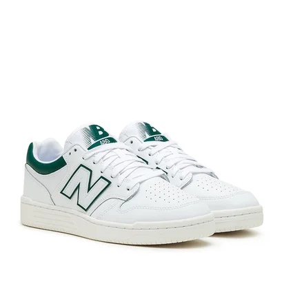 New Balance BB480 LGT (Weiß / Grün)