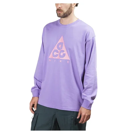 Nike ACG Logo Longsleeve (Lila / Pink)